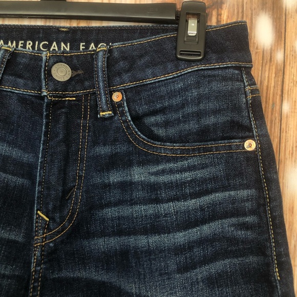 American Eagle Outfitters Airflex+ Athletic Fit Blue Jeans - Picture 4 of 13